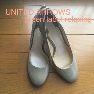 ユナイテッドアローズ(UNITED ARROWS)の【新品未使用】UNITED ARROWS ベージュ パンプス 24(ハイヒール/パンプス)