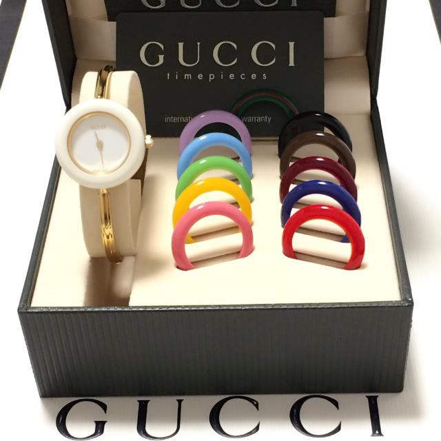 Gucci(グッチ)の9.新品同様 グッチ GUCCI 時計 レディースのファッション小物(腕時計)の商品写真