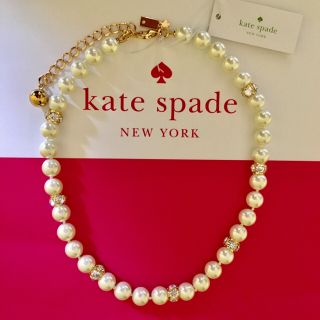 ケイトスペードニューヨーク(kate spade new york)の新品ケイトスペード パールネックレス wiz クリスタル (ネックレス)