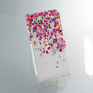 新品★iPhone7専用手帳型ケースF3E●カラー葉っぱ(iPhoneケース)