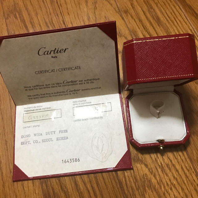 Cartier(カルティエ)のカルティエCartier Love リングK18イエローゴールド レディースのアクセサリー(リング(指輪))の商品写真