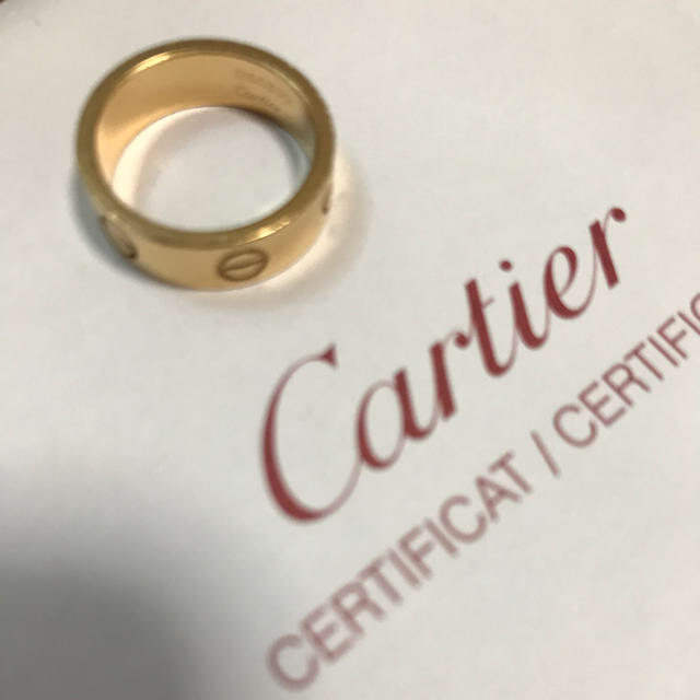 Cartier(カルティエ)のカルティエCartier Love リングK18イエローゴールド レディースのアクセサリー(リング(指輪))の商品写真