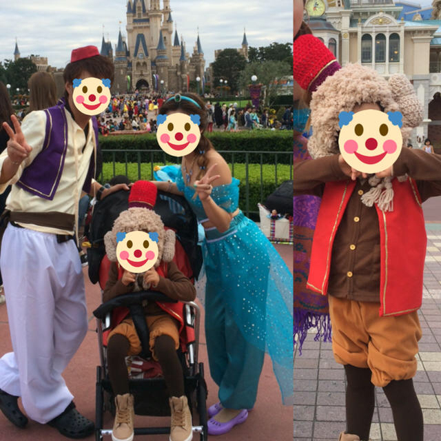 Disney(ディズニー)のアラジン ジャスミン アブー コスプレセット エンタメ/ホビーのコスプレ(衣装)の商品写真