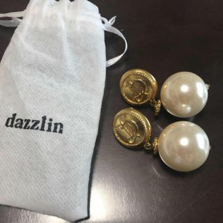 ダズリン(dazzlin)のダズリン 新品未使用 大玉パール ゴールド イヤリング 安い美品可愛い新品未使用(イヤリング)