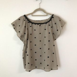 アナトリエ(anatelier)のAnatelier  アナトリエ ドット刺繍ブラウス(シャツ/ブラウス(半袖/袖なし))