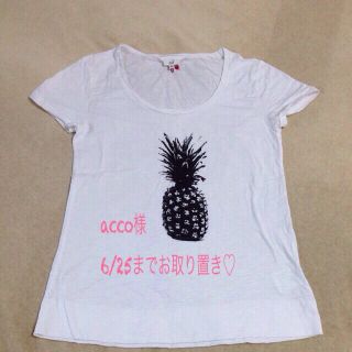 ユナイテッドアローズ(UNITED ARROWS)のパイナップルTシャツ♡(Tシャツ(半袖/袖なし))