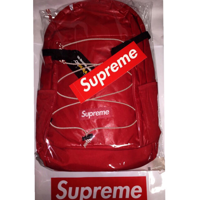 UNUSED LOUIS VUITTON x SUPREME M53414 Epi Christopher PM Backpack 17AW Red