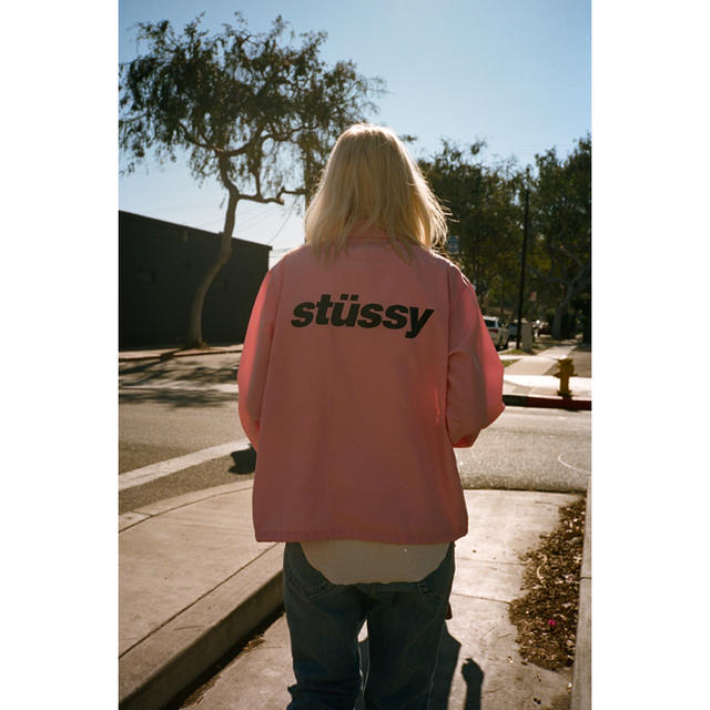 stussy woman コーチジャケット　ピンク