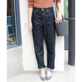 スローブイエナ(SLOBE IENA)のLE DENIM セルビッチ ストレート デニム 新品 未使用(デニム/ジーンズ)