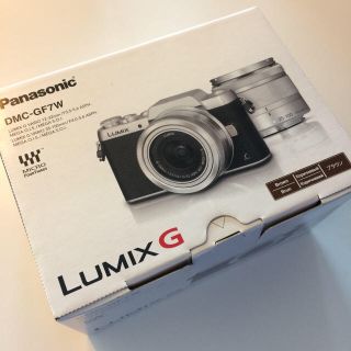 パナソニック(Panasonic)のaki様専用 新品未開封 LUMIX DMC-GF7W ダブルレンズキット(ミラーレス一眼)