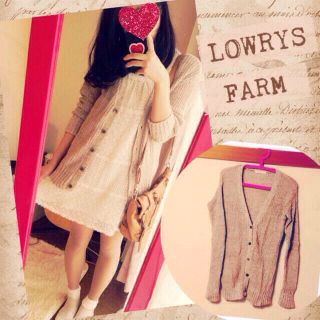 ローリーズファーム(LOWRYS FARM)の＊サマーロングカーディガン＊(カーディガン)