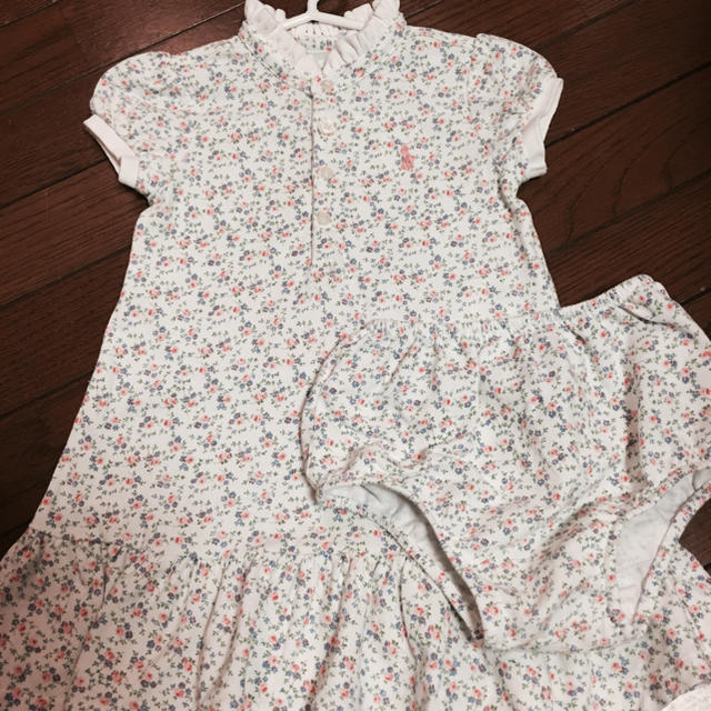 Ralph Lauren(ラルフローレン)のラルフローレン ワンピース 小花柄 キッズ/ベビー/マタニティのキッズ服女の子用(90cm~)(ワンピース)の商品写真