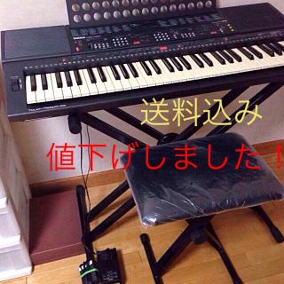 ヤマハ(ヤマハ)のYAMAHA PSR-400 キーボード フットペダル付 (キーボード/シンセサイザー)