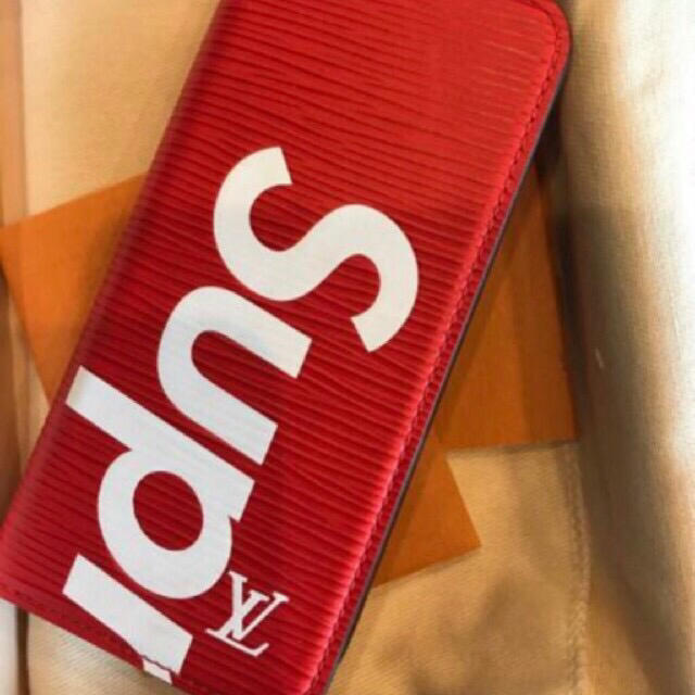 LOUIS VUITTON(ルイヴィトン)のSupreme×louisvuittonのIphone7ケース スマホ/家電/カメラのスマホアクセサリー(iPhoneケース)の商品写真