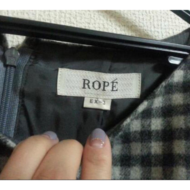 ROPE’(ロペ)の⭐︎「ROPE」⭐︎ チェックワンピース レディースのワンピース(ひざ丈ワンピース)の商品写真