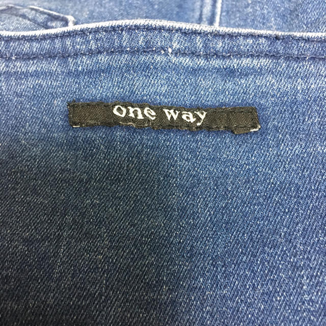 one*way(ワンウェイ)のone wayハイウェストデニムスカート レディースのスカート(ひざ丈スカート)の商品写真