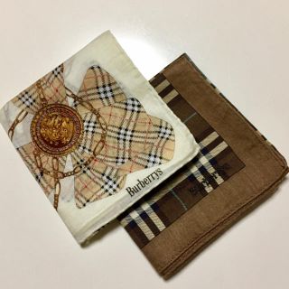 バーバリー(BURBERRY)のバーバリー 大判ハンカチ 2枚セット(ハンカチ)