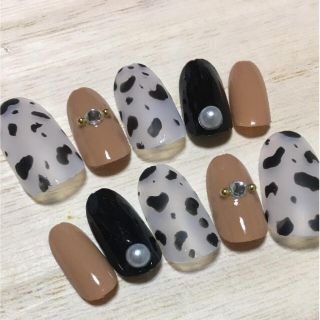 売り切りsale♡ダルメシアンネイル