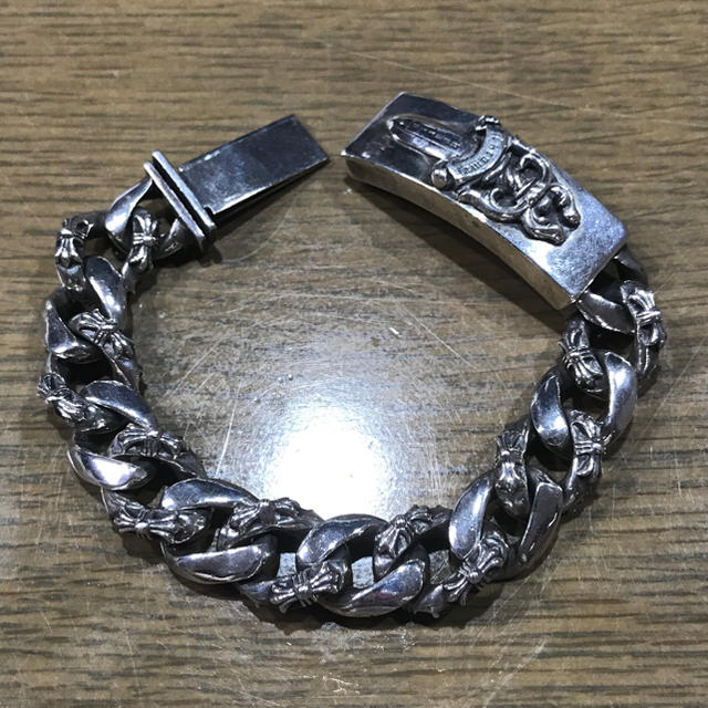 Chrome Hearts クロムハーツ ダガーIDブレスレット ファンシーチェーンの通販 by TOM's shop｜クロムハーツならラクマ