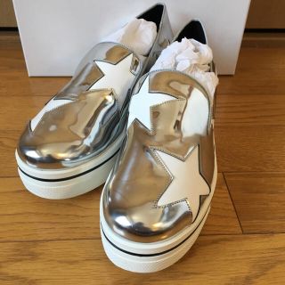 ステラマッカートニー(Stella McCartney)の【kyo kei様専用】25 ステラマッカートニー スター 厚底 スリッポン(スリッポン/モカシン)