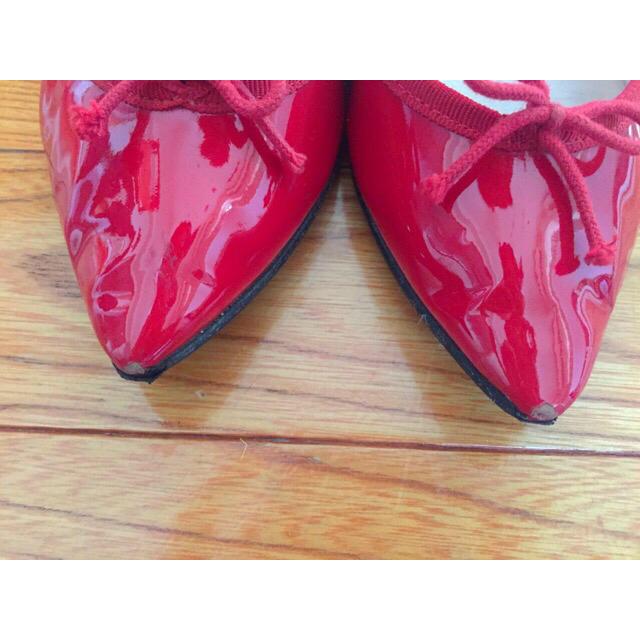 repetto(レペット)の【お値下げ！】レペットrepetto赤ブリジットバレエシューズ36♪ レディースの靴/シューズ(バレエシューズ)の商品写真