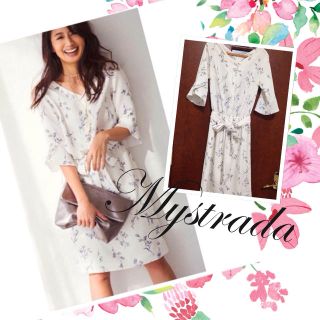 マイストラーダ(Mystrada)の袖フレアワンピース♡(ひざ丈ワンピース)