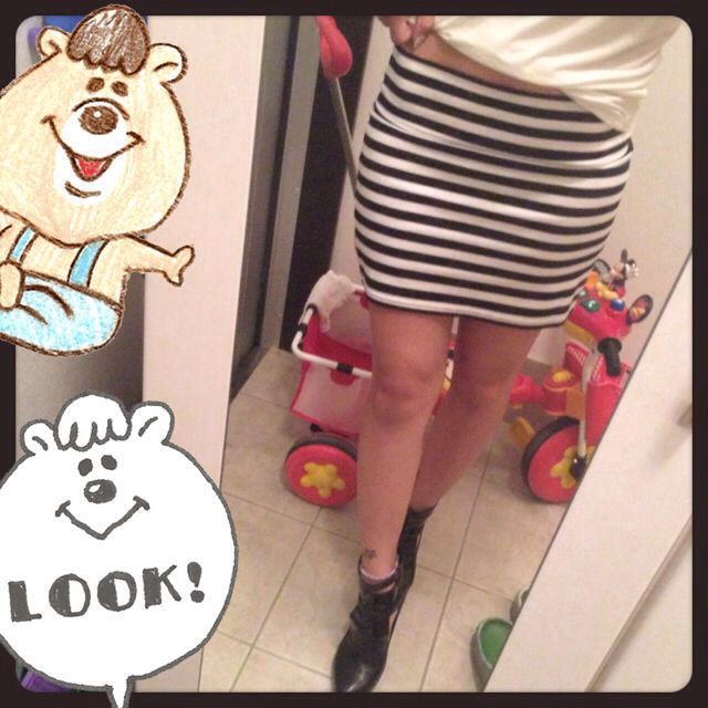 SLY(スライ)のSLY＊ボーダースカート♡ レディースのスカート(ミニスカート)の商品写真