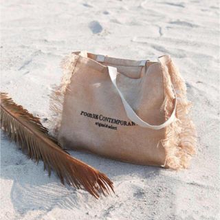 ルームサンマルロクコンテンポラリー(room306 CONTEMPORARY)のroom306 Fringe jute bag(トートバッグ)