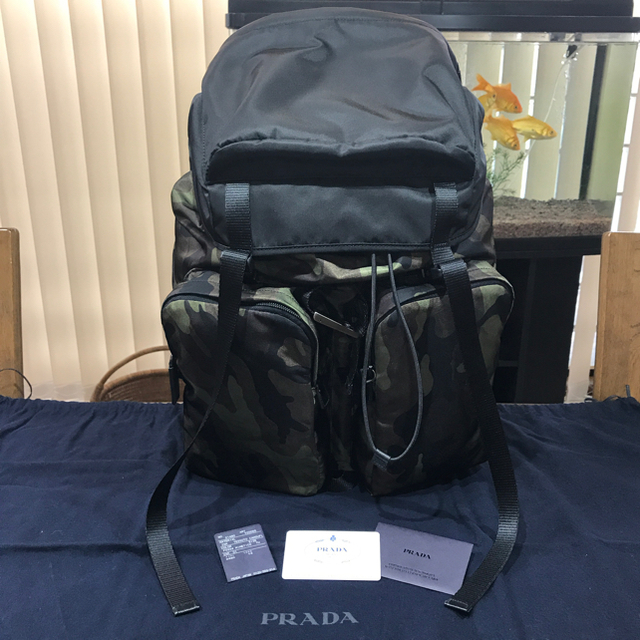 大放出セール】 PRADA - プラダ リュックサック カモフラ柄 バッグ