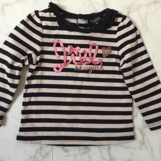 ジルスチュアートニューヨーク(JILLSTUART NEWYORK)のジルスチュアート キッズ 90 ボーダー フリルカットソー(Tシャツ/カットソー)