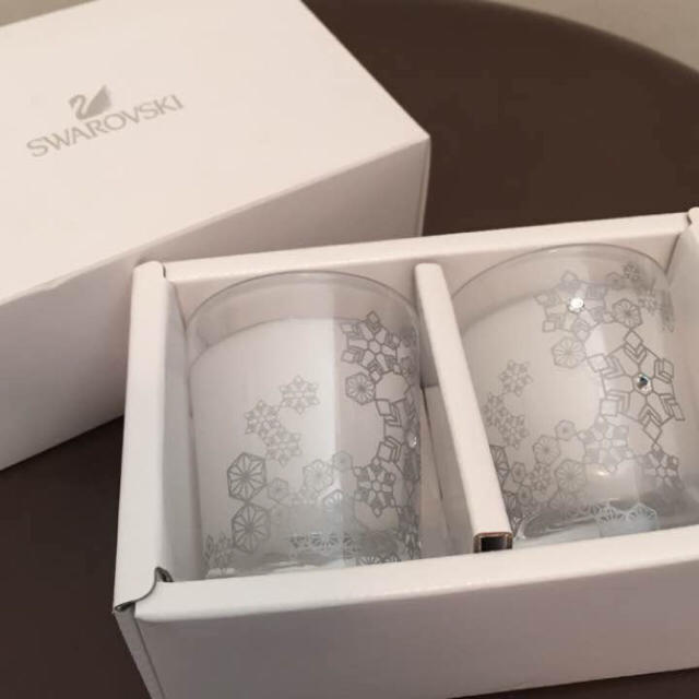 SWAROVSKI(スワロフスキー)のスワロフスキー  SWAROVSKI   グラス キャンドルセット コスメ/美容のリラクゼーション(キャンドル)の商品写真