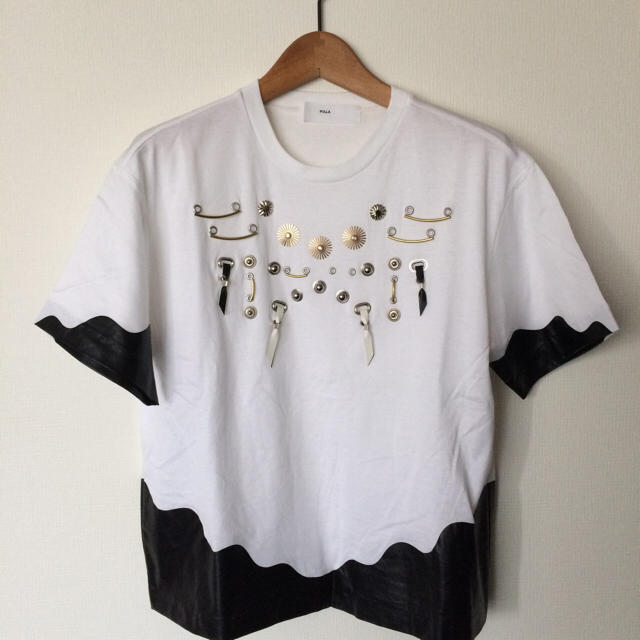 TOGA(トーガ)のTOGA PULLA Motif jersey T-shirt WH レディースのトップス(Tシャツ(半袖/袖なし))の商品写真