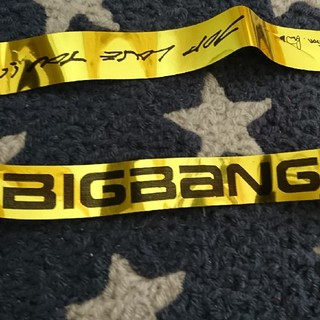 ビッグバン(BIGBANG)のBIG BANG★金テープ1本JAPANDOMEtour2014~2015(アイドルグッズ)