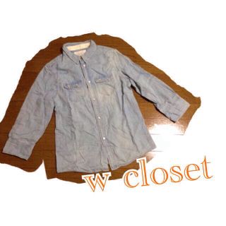 ダブルクローゼット(w closet)のシャツ（w closet）(シャツ/ブラウス(長袖/七分))