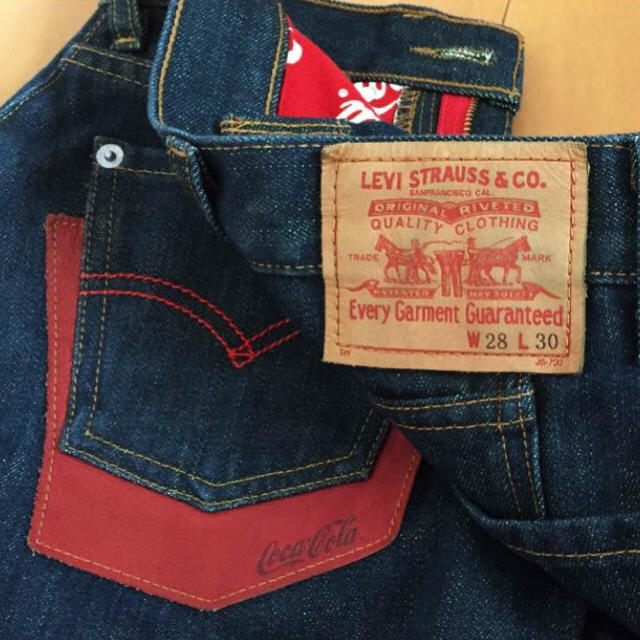 Levi's - リーバイス コカコーラ コラボ 非売品 W28 L30 未使用の通販