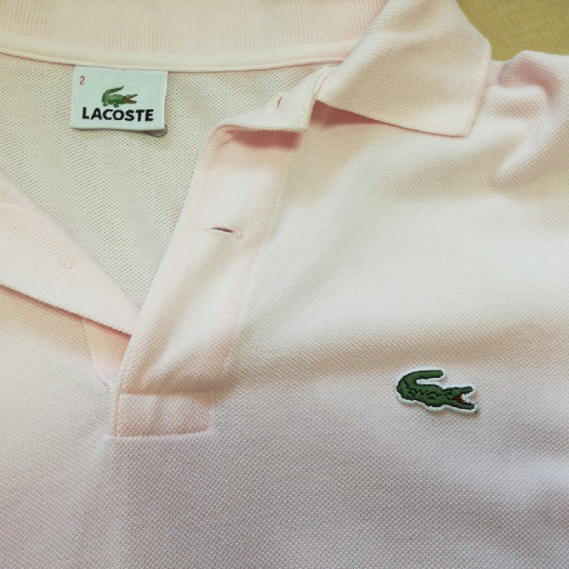LACOSTE(ラコステ)のLACOSTE　ポロシャツ　ピンク レディースのトップス(ポロシャツ)の商品写真