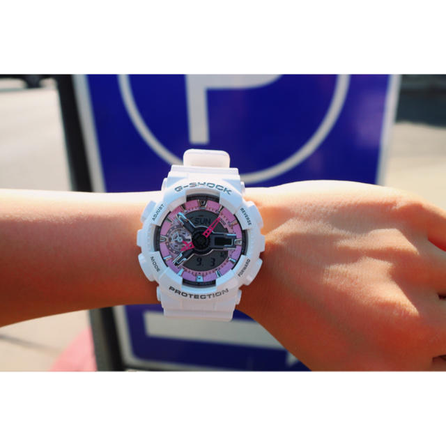 G Shock アメリカ限定 G Shock 白ピンクの通販 By ぱんだ S Shop