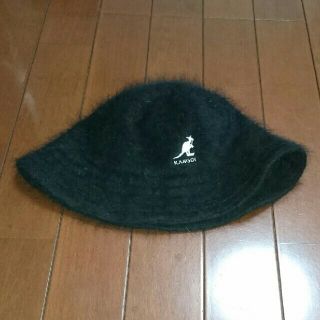 カンゴール(KANGOL)のはる様専用 中古 カンゴール KANGOL モヘア ファー ハット 黒 帽子(ハット)