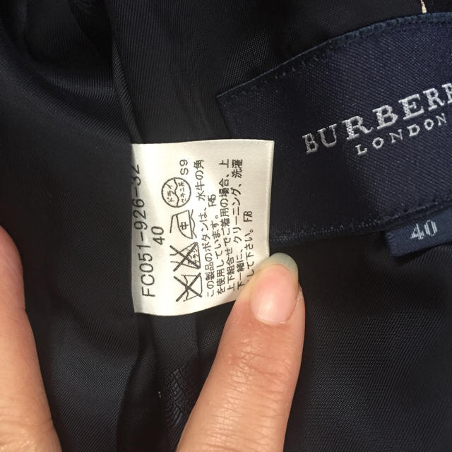 BURBERRY(バーバリー)の三陽商会 18万円 バーバリーロンドン カシミヤ20% ジャケット春 秋 冬 レディースのジャケット/アウター(テーラードジャケット)の商品写真