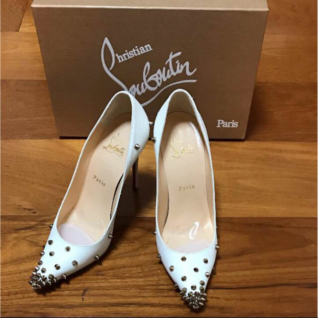 Christian Louboutin クリスチャン・ルブタン 白 36.5 新品同様 www