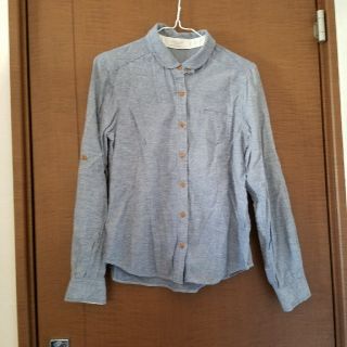 ショコラフィネローブ(chocol raffine robe)のデニムシャツ(シャツ/ブラウス(長袖/七分))