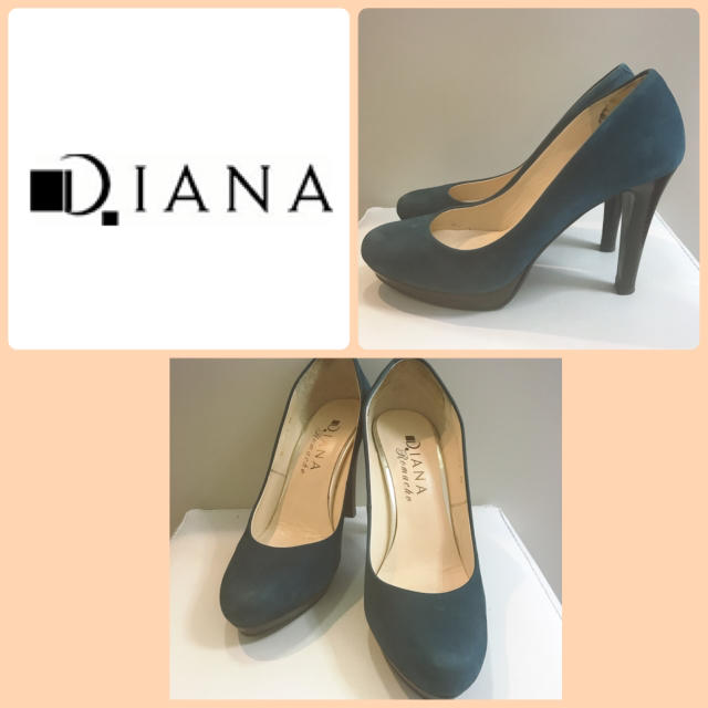 DIANA(ダイアナ)のダイアナ♡ダークグリーン スエード パンプス♡ レディースの靴/シューズ(ハイヒール/パンプス)の商品写真