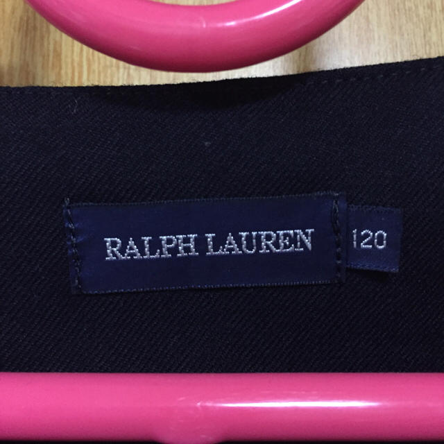 Ralph Lauren(ラルフローレン)の美品120㎝ラルフローレン濃紺ツーピース キッズ/ベビー/マタニティのキッズ服女の子用(90cm~)(ワンピース)の商品写真