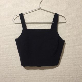 カルバンクライン(Calvin Klein)のck カルバン・クライン ブラック ビスチェ キャミソール(Tシャツ(半袖/袖なし))