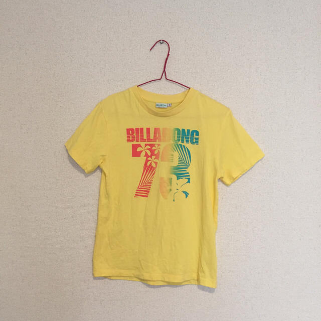 billabong(ビラボン)のBILLABONGビラボンTシャツ73レインボー黄色M レディースのトップス(Tシャツ(半袖/袖なし))の商品写真