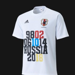 アディダス(adidas)の送料無料正規品サッカー日本代表 突破記念Tシャツ✳︎サイズM(ウェア)