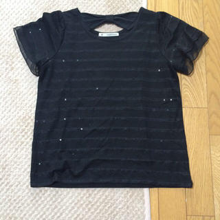 マジェスティックレゴン(MAJESTIC LEGON)の袖フリルTシャツ(Tシャツ(半袖/袖なし))