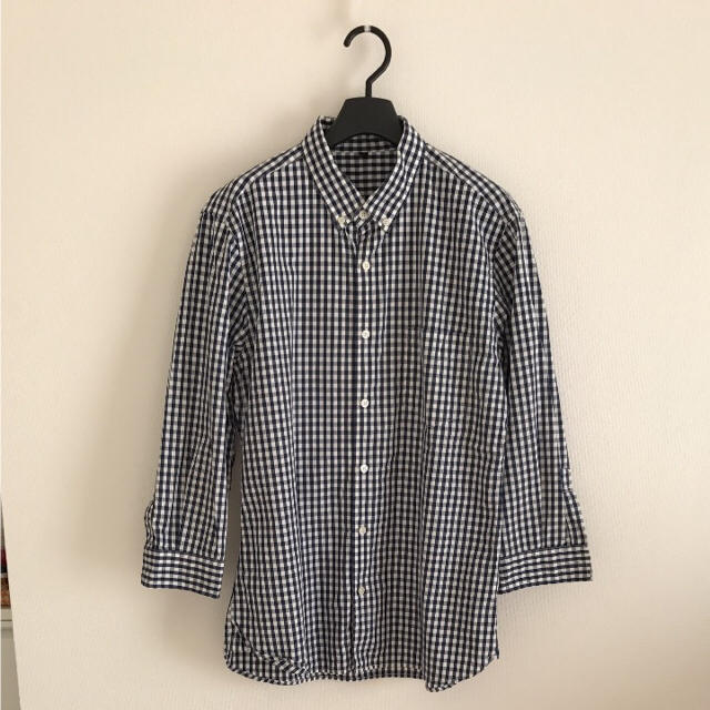 MUJI (無印良品)(ムジルシリョウヒン)の無印良品 メンズ チェック シャツ L メンズのトップス(Tシャツ/カットソー(七分/長袖))の商品写真