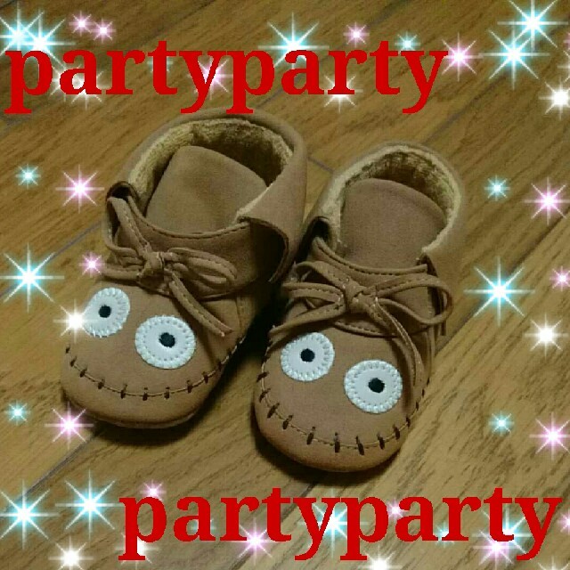 PARTYPARTY(パーティーパーティー)のpartyparty☆靴12㌢ キッズ/ベビー/マタニティのベビー靴/シューズ(~14cm)(スニーカー)の商品写真