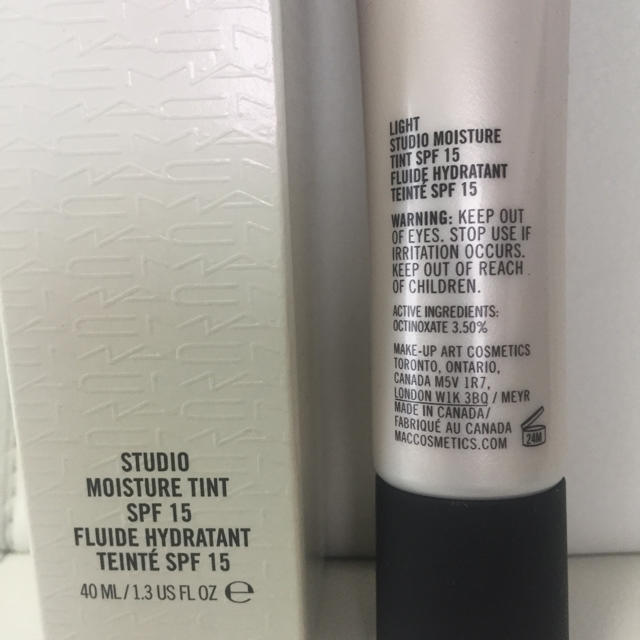 MAC(マック)のmac studio moisture tint コスメ/美容のベースメイク/化粧品(その他)の商品写真